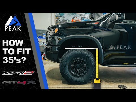 How to Fit 35's on a Silverado ZR2/Sierra AT4X