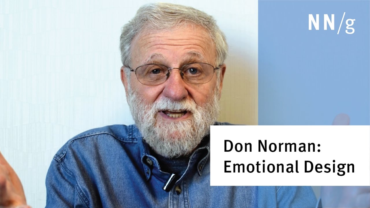 Don Norman and his theory on emotional design