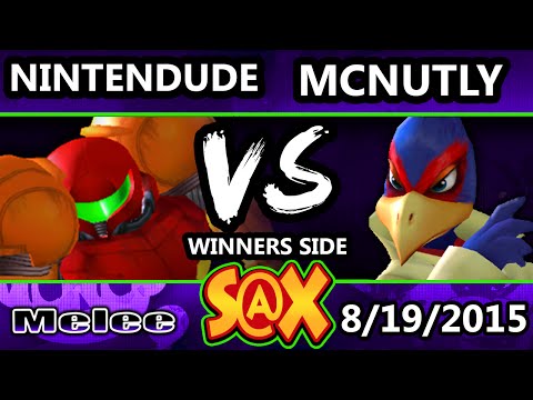 S@X 111 - VGz | Nintendude (Samus) Vs. McNutly (Falco) SSBM Tournament - Smash Melee