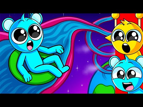 SKY AND SIMON SURVIVE The TALLEST SLIDES!