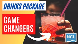 3 Drinks package GAME-CHANGERS on Norwegian Cruiseline (NCL)