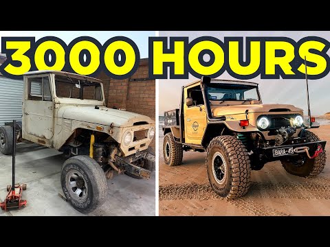 My DREAM 4x4 build in 17 minutes | Toyota Landcruiser Timelapse