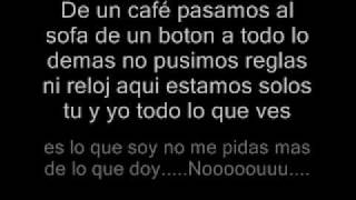 Yo no se mañana (con letra) Luis Enrique