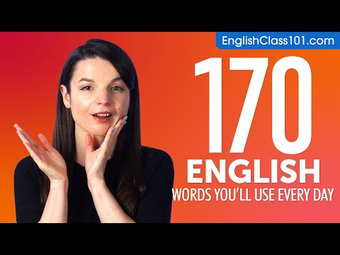 170 English Words You'll Use Every Day - Basic Vocabulary #57