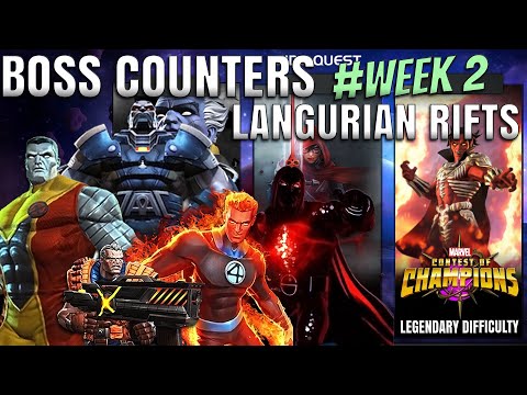 Best Counters For Mephisto [ Legendary ] | Langurian Rifts Week 2 | Marvel Contest Of Champions