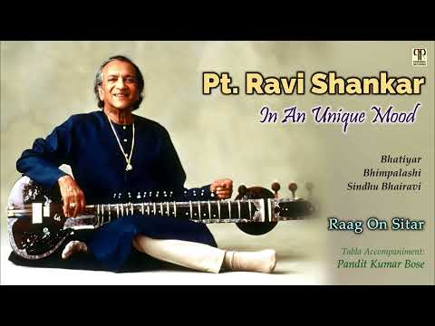 Pandit Ravi Shankar In A Unique Mood | Bhatiyar, Bhimpalashi & Sindhu Bhairavi | Raag On Sitar