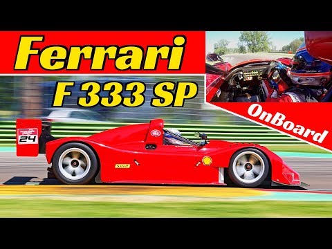 Ferrari F333 SP - V12 N/A Formula One Engine inside a "Barchetta" body - OnBoard, Flat-Out & More!