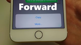 How to Forward Text Messages on iPhone