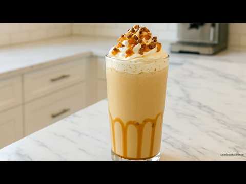 Starbucks Caramel Ribbon Crunch Frappuccino | Homemade CopyCat Recipe
