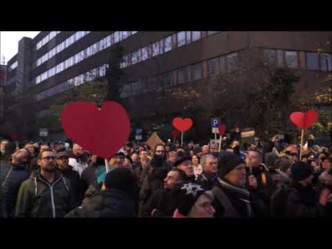 Anti-Diktatur Demo im Polizeikessel - Leipzig 21.11.2020