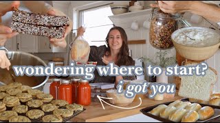 12 Beginner Staple Recipes Every Homemaker Should Know (So You Can Save $$ On Your Grocery Bill)