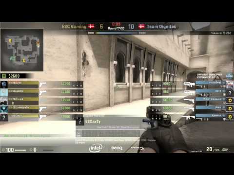 ESL One Katowice 2015 CS:GO Turnuvası Ön Elemeleri - Team Dignitas vs. ESC Gaming (Gandhi)