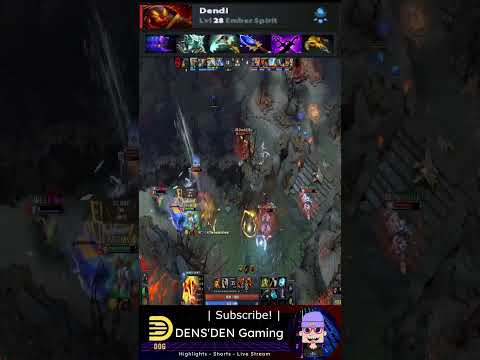 How B8 Dendi Dominated with His Insane Emberspirit in DPC 2023
