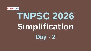 TNPSC 2026 - Simplification Day 02 - Aptitude | Important Questions - 2026