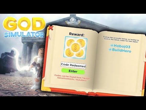 ⚡NEW CODE⚡| God Simulator | Roblox