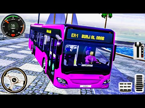Real City Coach Bus Driving 2025 3D  - Bus Simulator Evo : Android Gameplay #9