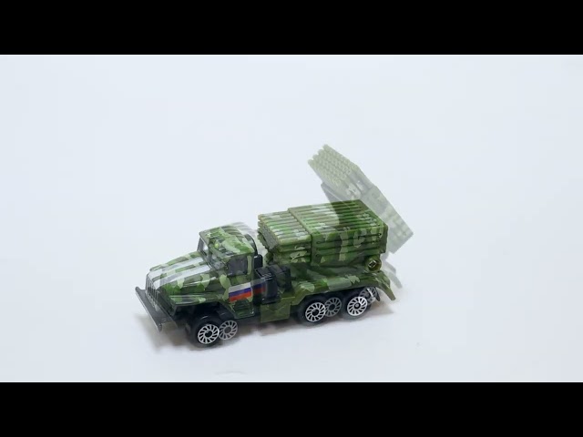 Машина ТЕХНОПАРК военная металлическая в яйце в ассортименте  - видео