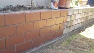 DeckOver Concrete Block Wall - Before and After Comparison