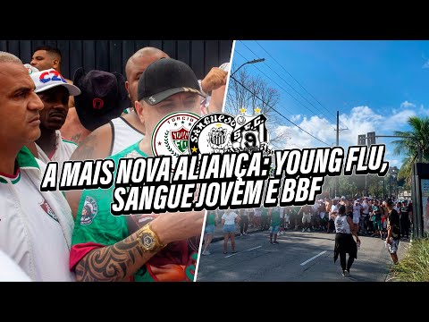 HISTÓRICO! A MAIS NOVA UNIÃO DAS TORCIDAS DE SANTOS E FLUMINENSE 