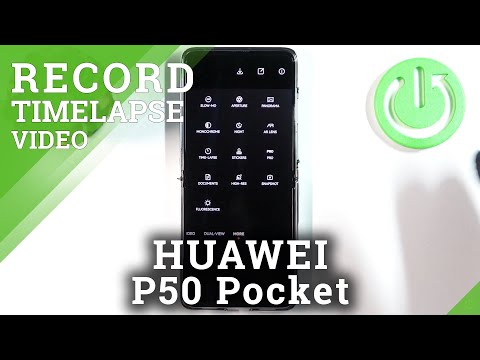 How to Take Timalapse Video on HUAWEI P50 Pocket - Make Timelapse