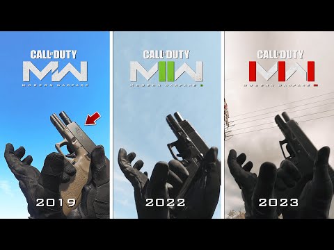 MW (2019) Vs MWII (2022) Vs MWIII - ULTIMATE Detail COMPARISON