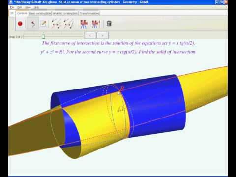 Two Identical Intersecting Cylinders
