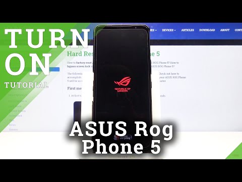 How to Switch On ASUS ROG Phone 5 – Start Using  Smartphone