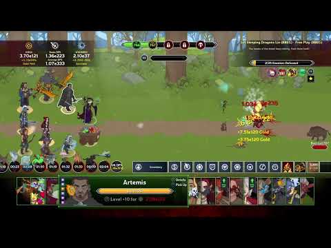 Idle Champions Artemis DPS Formation (BBEG Freeplay)