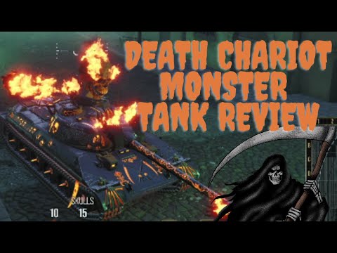 Death Chariot Monster Tank Review. 4K gameplay. WOT Console.