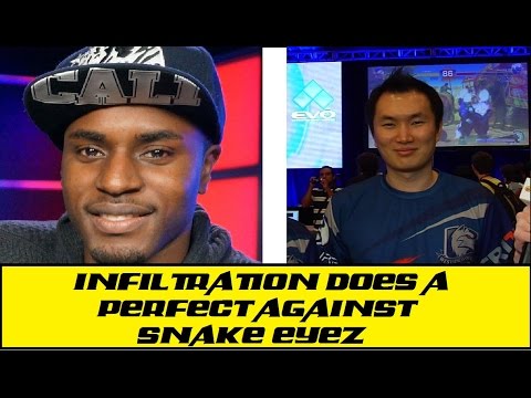 First attack 2015, Infiltration Perfect round (Hugo) against Snake Eyez (Zangief) in finals USF4