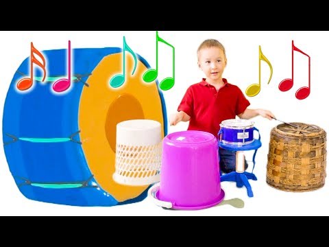 Musical Instruments Sounds for Kids – Play DRUM SET | MusicMakers Episode 2 - From Baby Teacher