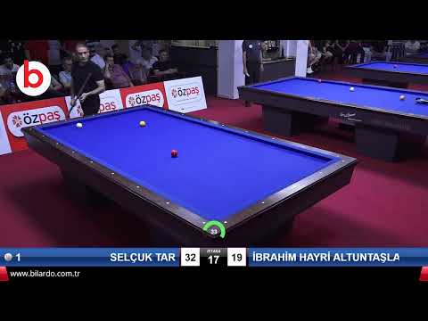 SELÇUK TAR & İBRAHİM HAYRİ ALTUNTAŞLAR Bilardo Maçı - SAKARYA ÖZPAŞ CUP 2019-2.TUR