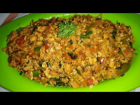 Egg Bhurji Recipe in Kannada / Mast Egg Bhurji Recipe / How To Make Egg Bhurji Recipe Kannada Video