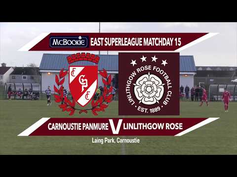 Junior Match Of The Day Carnoustie Panmure Vs Linlithgow Rose 10/02/18