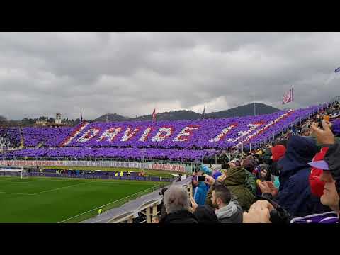 Fiorentina Benevento minuto 13. Omaggio ad Astori