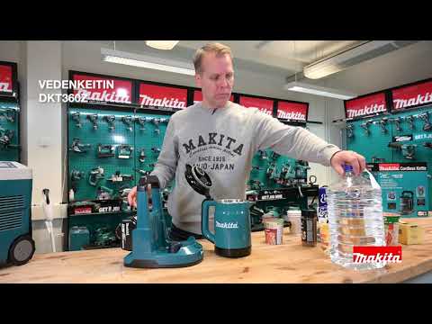 Makita DKT360Z LXT ® Akumuliatorinis virdulys, 18V X2 video