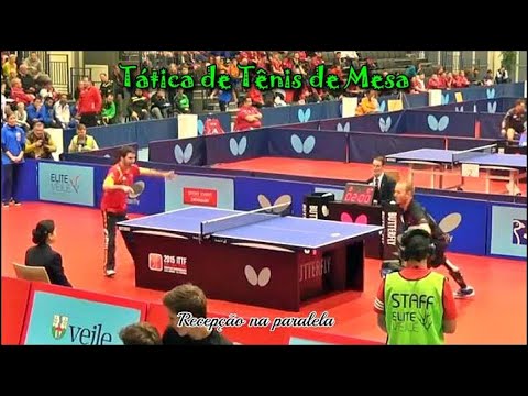 Tênis de Mesa - Tática de Alvaro Valera - Espanha (Pino Longo)