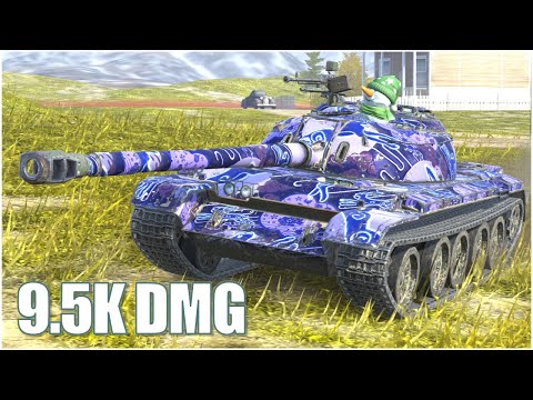 WZ-121 - 9.5K DMG 6 KILLS ● WoT Blitz