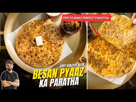 Besan Pyaaz ka Paratha