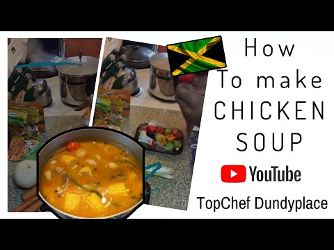 Chicken Back Soup With TopChef Dundyplace (Jamaican Cuisine)
