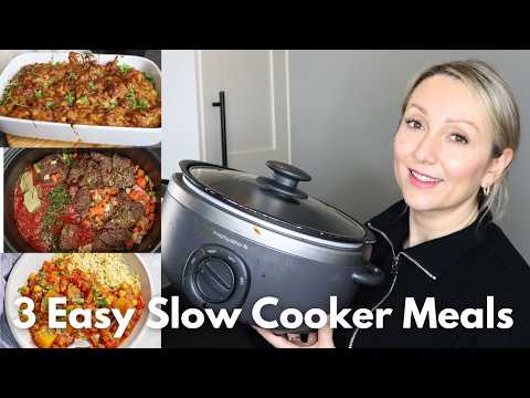 Dump Bag Meals - Low calorie, Slimming world friendly, Family meals in a Slow Cooker