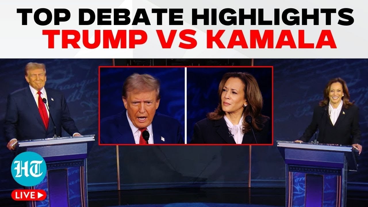 Trump Vs Harris LIVE | Donald Trump LIVE | Kamala Harris LIVE | Presidential Debate Highlights | US