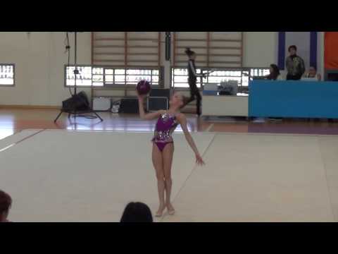 Khrystyna Pohranychna UKR ball junior Ness  Ziona 2017