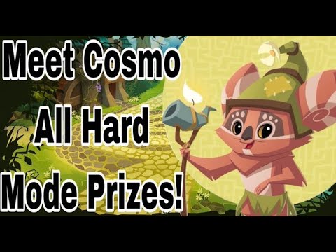 All Hard Mode Prizes For Meet Cosmo Animal Jam Adventure