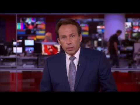 BBC Weekend News intro and close 11.8.18 10pm