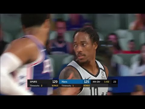 DeMar DeRozan Full Play vs Philadelphia 76ers | 08/03/20 | Smart Highlights