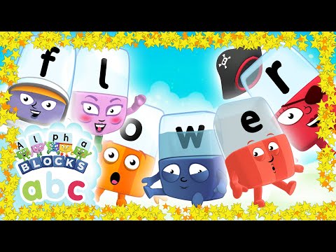 Alphablocks - Can You Spell FLOWER? | Phonics | Learn to Read
