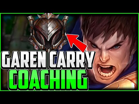 TEACHING AN IRON GAREN PLAYER HOW TO CARRY | Garen Guide Season 11 - KingStix Challenger Coaching