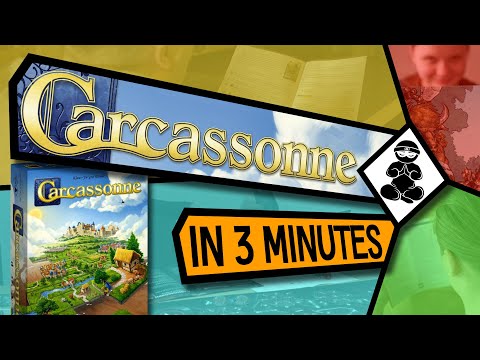 Carcassonne - How to Play in 3 minutes - BoardgameNinja