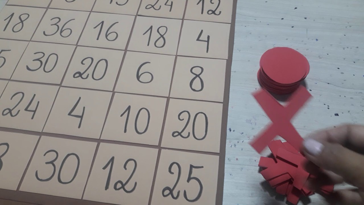 Jogo da velha da tabuada